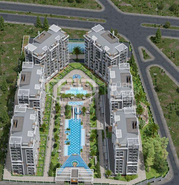 ALANYA AVŞALLAR'DA PROJEDEN 1+1-2+1-3+1 HARİKA KONUMDA DAİRELER